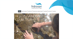 Desktop Screenshot of hidrosanengenharia.com.br