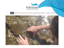 Tablet Screenshot of hidrosanengenharia.com.br